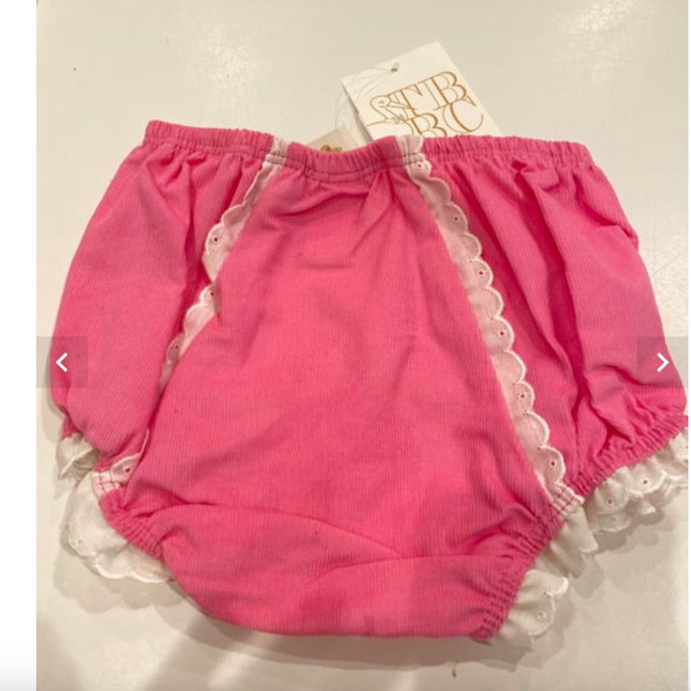 TBBC Belle's Bloomers (Corduroy) - Hamptons Hot Pink NWT The Beaufort Bonnet Co